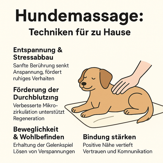 Hundemassage: Techniken für zu Hause – Anleitung, Vorteile & Sicherheit