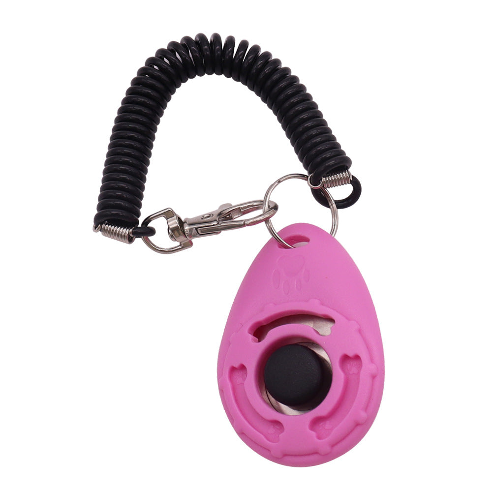 Petsation Smart Clicker for Dogs & Cats – Professional Dog Training Clicker with Ergonomic Design, Loud Click Sound & Wrist Strap – Clicker for Effective Animal Training, Puppy Training & Obedience Training Pink