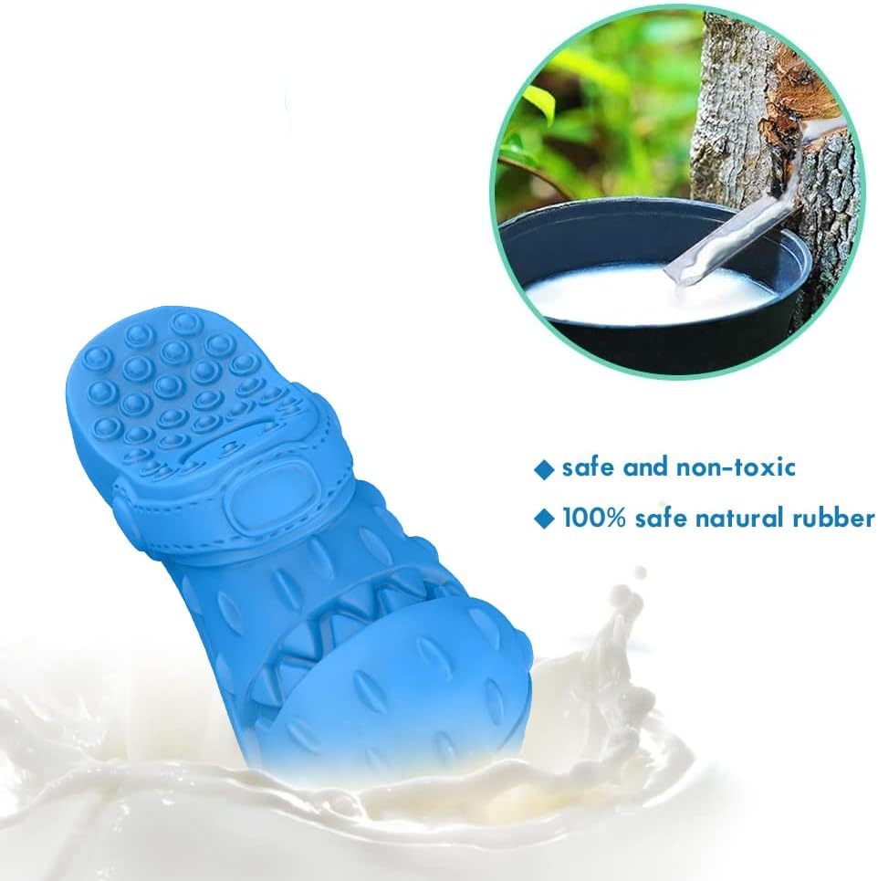 Kauspielzeug Schuh für Hunde – Kauspielzeug aus Naturgummi - Rot