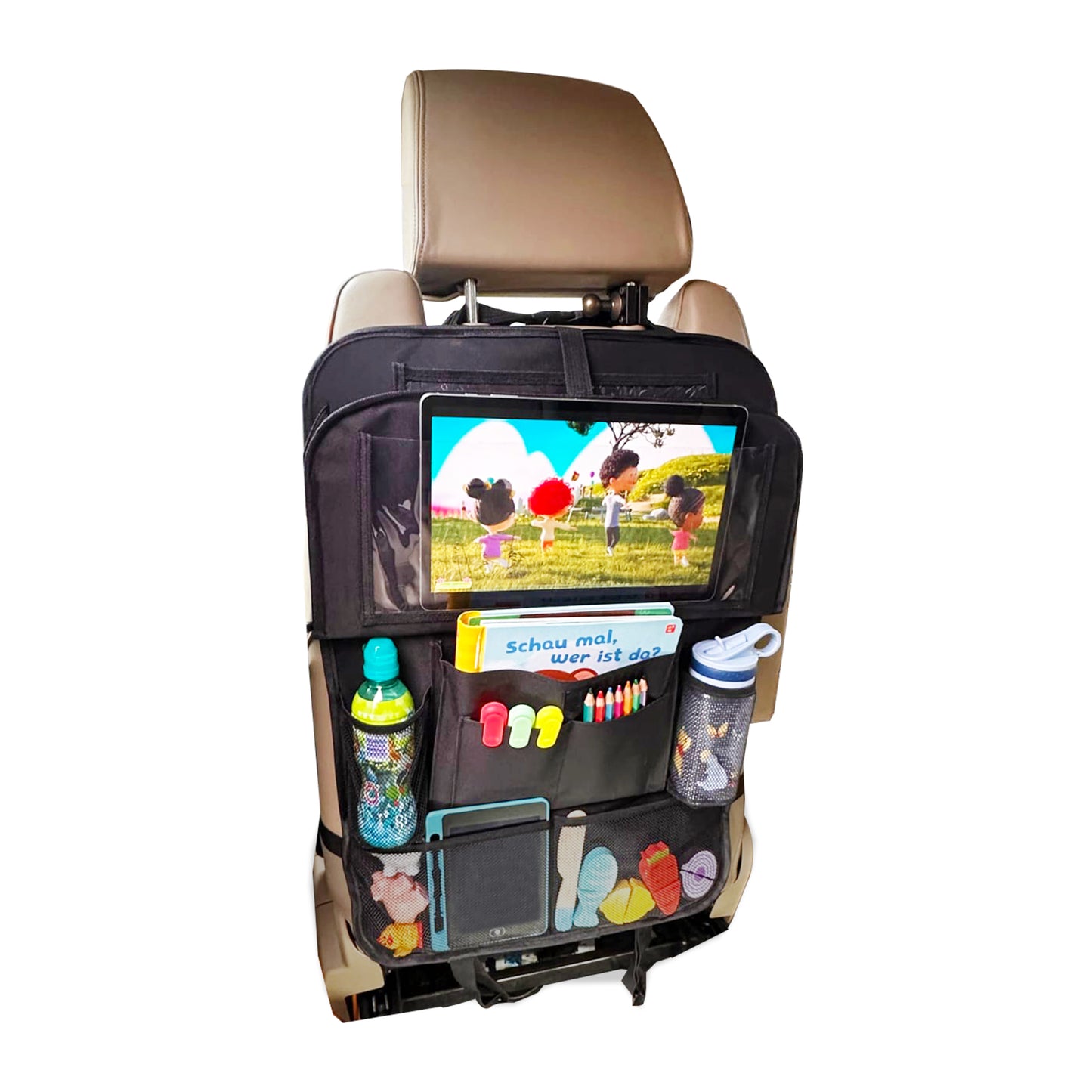 Auto Organizer Kinder mit Tisch & Tablet – Rücksitz Ordnung - paar