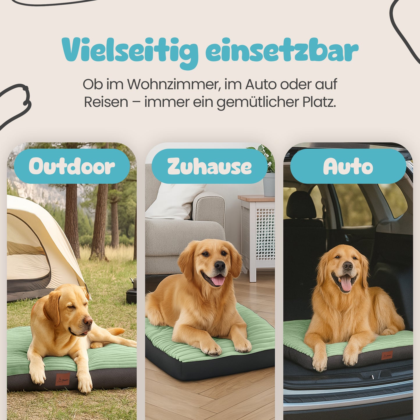 Flauschiges Hundesofa – Kuschelig, rutschfest & pflegeleicht in vielen Größen