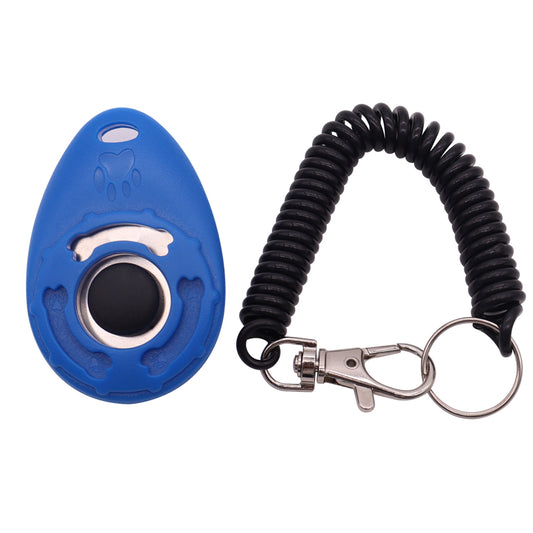 Petsation Smart Clicker für Hunde & Katzen – Profi Hundetraining Klicker mit ergonomischem Design, lautem Click-Geräusch & Handgelenksband – Clicker für effektives Tiertraining, Welpenerziehung & Gehorsamkeitstraining