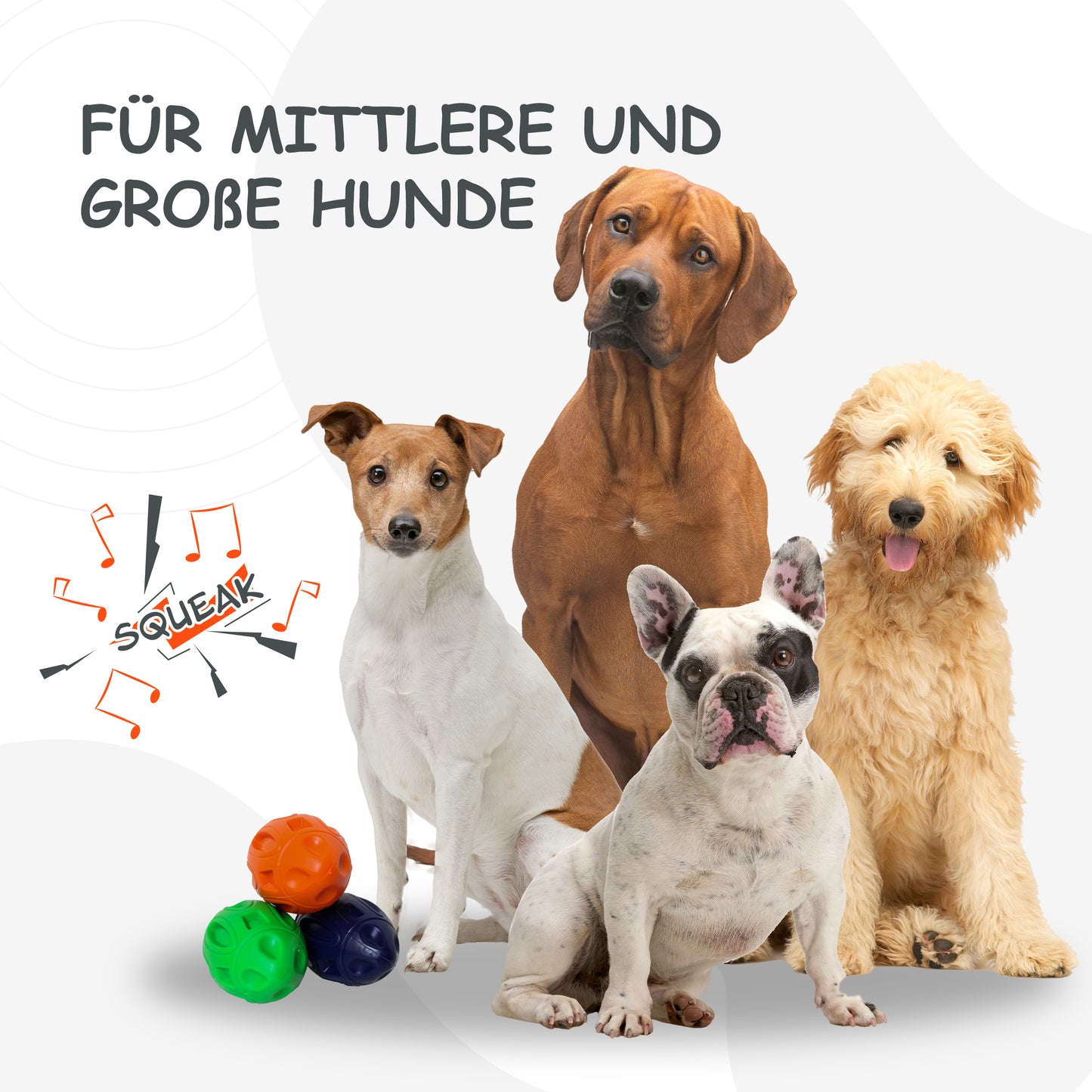 Petsation Dog Toy Chew Ball – Robust & Durable – Dental Care & Teeth Cleaning for Dogs – Interactive Toy for Small & Large Dogs – Dog Ball Made of Natural Rubber – Puppy Toys & Dog Accessories Green