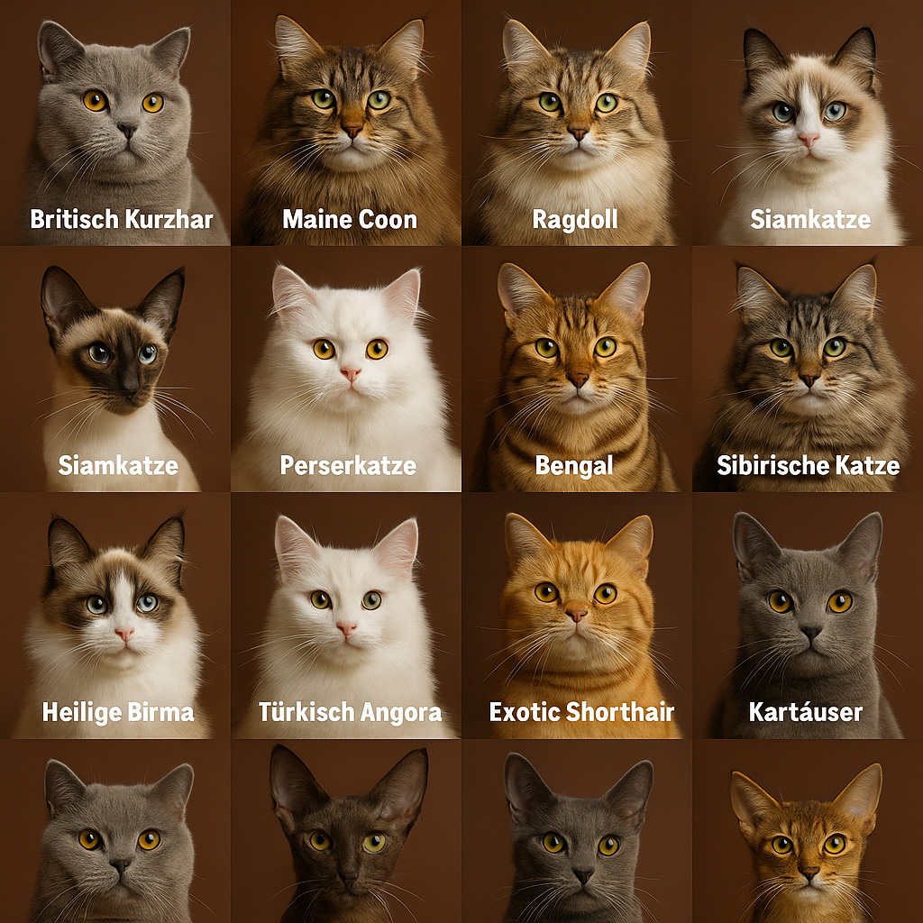 Top 15 Katzenrassen in Deutschland & Österreich 2025 – petsation