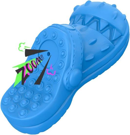 Kauspielzeug Schuh für Hunde – Kauspielzeug aus Naturgummi - Blau