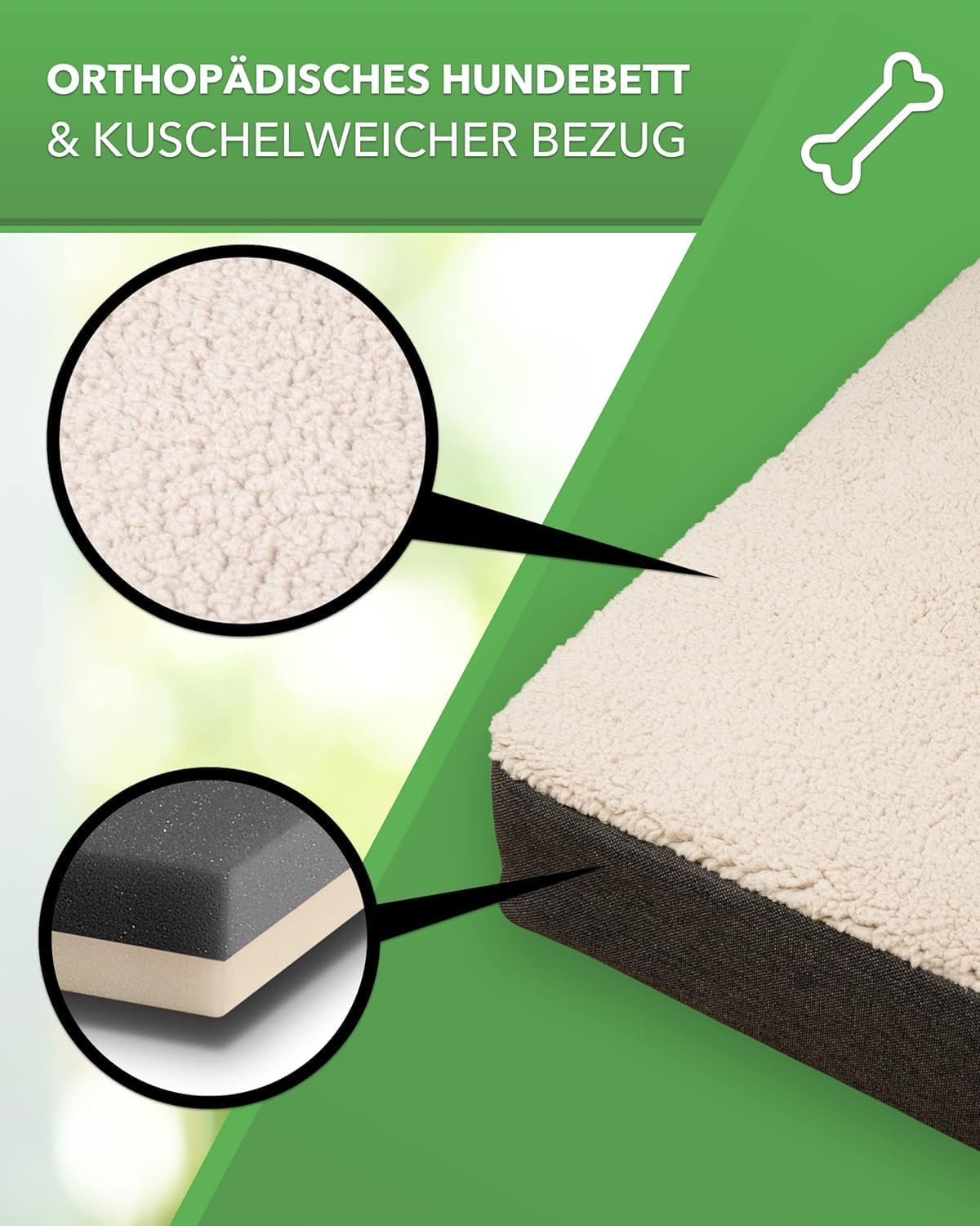 BENJI orthopädisch Hundebett