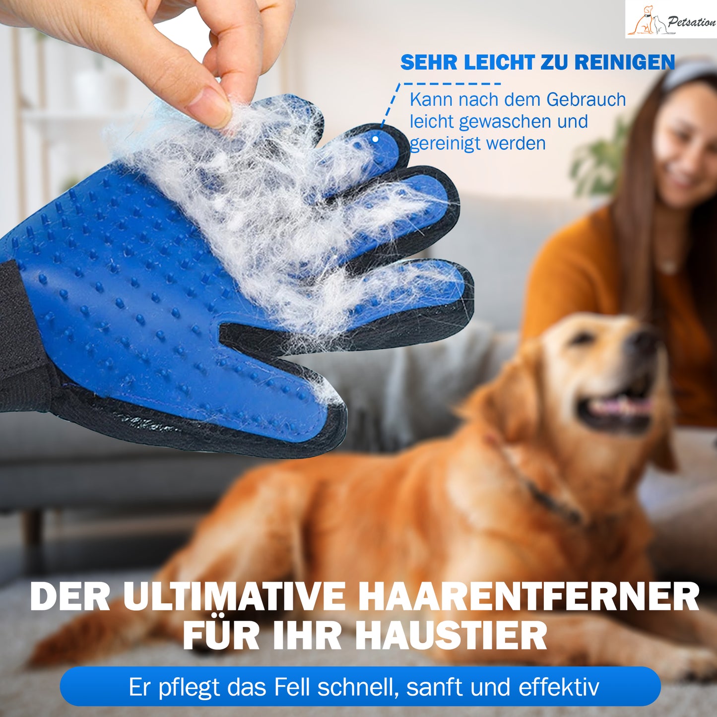 handschuh tierarzt Massagehandschuh für Tiere Hund, Katze & Pferd – Fellpflegehandschuh p – petsation