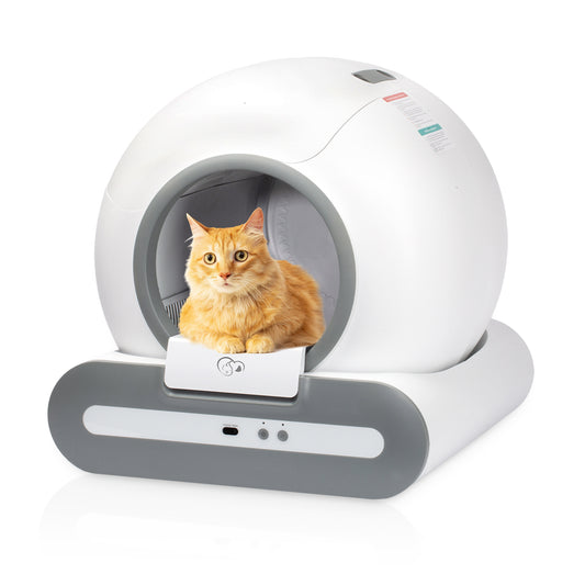 Petsation Selbstreinigende Katzentoilette – Automatische, geruchsfreie, hygienische Lösung für Katzenbesitzer | Selbstreinigende Katzentoilette für einfache Reinigung | Smart Technologie für stressfreies Katzenklo | Ideal für Vielbeschäftigte